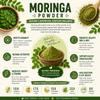 VaidyaRoots Organic Moringa Leaf Powder 250g | Sahjan, Drumstick, Murungai Leaves | Ayurvedic Superfood for Energy, Immunity & Detox | Rich in Protein, Iron, Calcium, Vitamins | Natural & Lab Tested view 2