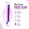 FREEE-SCAR Cream 30g | Ayurvedic Scar Removal Cream for Stretch Marks, Surgery Scars & Dark Spots | Skin Repair, Smoothening & Even Tone | Non-Greasy Daily Use Formula view 3