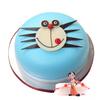 EG2i Doremon Theme Cake with Designer Rakhi Combo for Brother | Cute Cartoon Cake with Rakhi | Raksha Bandhan Gift for Kids & Siblings | Same Day Delivery Available view 1