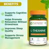 Pure Nutrition L-Theanine 200mg 60 Veg Capsules | L Theanine Supplement | Supports Stress Relief, Anxiety Reduction & Cognitive Health | Promotes Relaxation & Brain Function view 3
