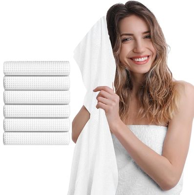 K.K. VillA Disposable Bath Towels Durable Large Portable Thicken Camping Towels Quick Dry, Absorbent,Ultra Soft for Travel Hotel Swimming Gym Sauna Spa Pet Sports Hiking Beach Spa 54''X 30'' (6)