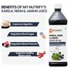 My Nutrify Herbal & Ayurveda's Karela, Neem & Jamun Juice- 1L | Supports Blood Sugar, Digestion & Detox | Pure Herbal Health Tonic | 1L view 2