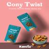 Konfiz Cony Twists  Ready-to-Snack Chocolate-Filled Wafer Rolls | Crunchy & Delicious Treat for Kids & Adults | Perfect for Gifting, Parties & Anytime Cravings | 65 Pack (Pack of 3, Classic Choco) view 4