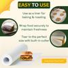 DOUBLE DIAMOND Food Wrapping Paper - 25m Roll - Grease Proof & Non-Stick - Ideal for Sandwiches, Burgers & Oily Foods - Microwave Safe - Food Grade Material view 3