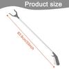 Stainless Steel Plastic Trash Picker - Gripping Device - Lightweight Durable Folding Claw Extends Arm Reach To 31 Inches Ideal Indoor And Outdoor Reaching Trash Grabber Picker Upper Tool Clip Picker Garbage Leaf Clip Garbage Cleaning Clip view 2