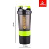 ATTRO Plastic Spider Shaker Bottle with Storage 300ml Protein Mixer Bottle with Compartment for Supplements, BPA-Free, Leakproof Gym Shaker Cup, Ideal for Workout, Gym, Travel Green view 3