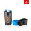 ATTRO Plastic Spider Shaker Bottle with Storage 300ml Protein Mixer Bottle with Compartment for Supplements, BPA-Free, Leakproof Gym Shaker Cup, Ideal for Workout, Gym, Travel Blue view 2