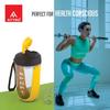 ATTRO Fit Fusion Shaker Bottle 600ml  BPA-Free Protein Mixer with Wire Whisk Ball, Leakproof Lid, Easy Carry Strap, Ideal for Gym, Fitness, Pre/Post Workout Drinks- Yellow view 4