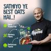 ALPINO 25% High Protein Oats Dark Chocolate 1kg  Rolled Oats, Protein Blend, Jaggery Powder, Cocoa Powder, Nuts & Seeds  25g Protein, Source of Dietary Fibre & Healthy Fats, No Refined Sugar & Salt view 3
