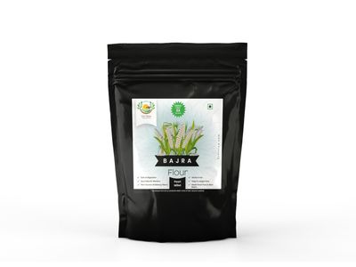 5chtatva 1 Kg Bajra Atta | Gluten-Free Bajra Flour | High Fibre & Protein | Stone-Ground Bajra Corn Atta | Slow Ground for Soft Rotis | No Preservatives