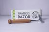 Brush With Nature Bamboo Razor for Men and Women  Wooden Handle Shaving Razor  Classic Reusable Razor  Made in India view 2