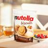 Nutellas Biscuits, Hazelnut Flavoured Delicious Crunchy Biscuit With Wheat Flour, Cane Sugar and a Creamy Texture ORIGINAL FROM ITLAY 304 Grams pack of 1(IMPORTED) view 3