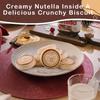 Nutellas Biscuits, Hazelnut Flavoured Delicious Crunchy Biscuit With Wheat Flour, Cane Sugar and a Creamy Texture ORIGINAL FROM ITLAY 304 Grams pack of 1(IMPORTED) view 4