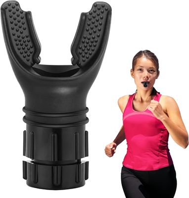 Stadash Respiratory Trainer for Inhale/Exhale Muscle Training - Lung Capacity Enhancer & Breathing Exercise Device for Sports, Fitness, Yoga & Respiratory Strength Development