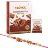 Loyka Almond Brittle Brownie with Premium Elephant Rakhi | Raksha Bandhan Gift Hamper for Brother | 20 view 1