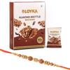 Loyka Almond Brittle Brownie with Premium Ball Rakhi | Raksha Bandhan Gift Hamper for Brother | 20 view 1