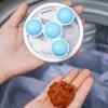 10 Pcs Reusable Anti Winding Laundry Balls Silicone Washing Machine Cleaning Ball 2 Hair Filter Mesh Bag Lint view 2