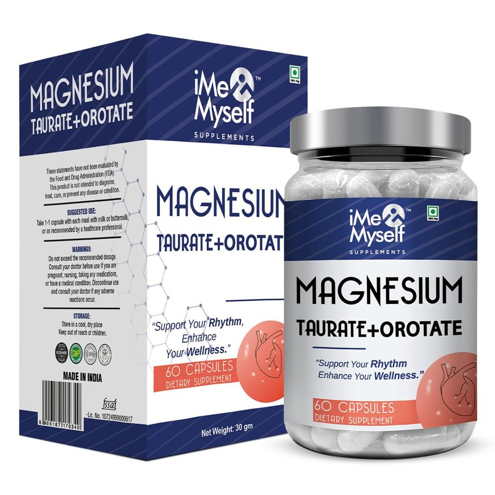 iMeMyself Magnesium Taurate & Orotate Capsules | 60 Count