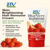BlueVery Skin Brightening Hair Remover Cream With Strawberry and Aloe Vera Extracts (60g) view 4