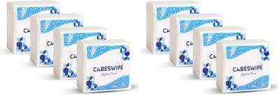 Careswipe Tissue Paper Napkins 100 pcs. Each- Set of 4 (Pack of 2)