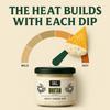 Eat Atlas Bhutanese Spicy Ema Datshi Dip & Lavash Chips | Spicy Cheese Gourmet Snack Combo | Oven-Baked, Low Calorie, Guilt-Free | 100gm Dip + 85gm Chips view 3