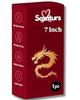 Dranit Scenturs 7 Inch Natural Latex Lubricated Protection  Paraben Free, No Spermicide, Single Piece view 1