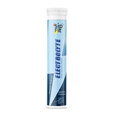 SipnFit Electrolytes Drink - Instant Hydration Drink - Lemon Flavor - Sugar-Free - No more fatigue and dizziness - Hydration Electrolyte - 20 Effervescent Tablets