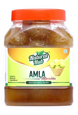 Natural Hub Homemade Sweet Amla Murabba (900 Gram Each_Pack of 3)