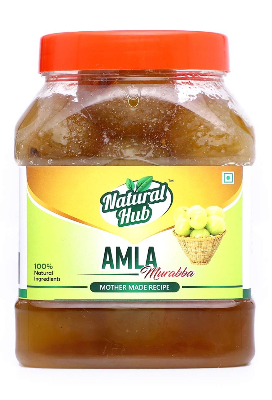 Natural Hub Homemade Sweet Amla Murabba (900 Gram Each_Pack of 3)