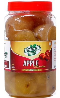 Natural Hub Homemade Sweet Apple Murabba (1 kg Each_Pack of 2)