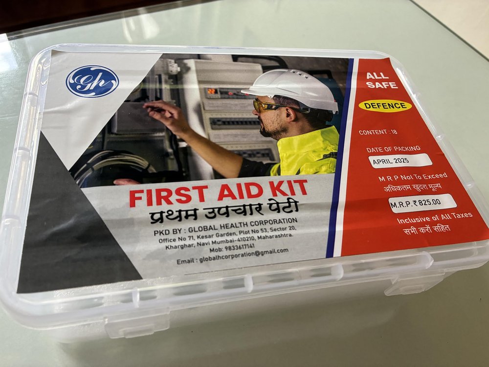 All Safe Defence Care First Aid Kit - 18 Items - for Car, Home, Outdoors, Sports, Camping, Hiking, Defence or Office | All Emergency items are available