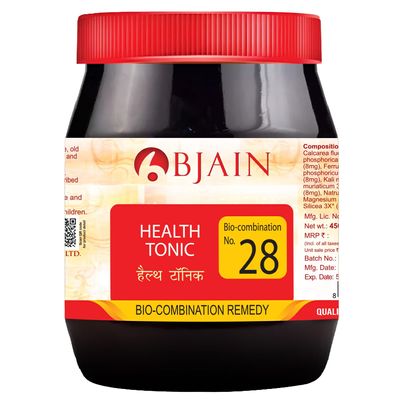 Bjain Bio-Combination No.28 (Health Tonic) Tablets, 450gm, Homeopathic Medicine