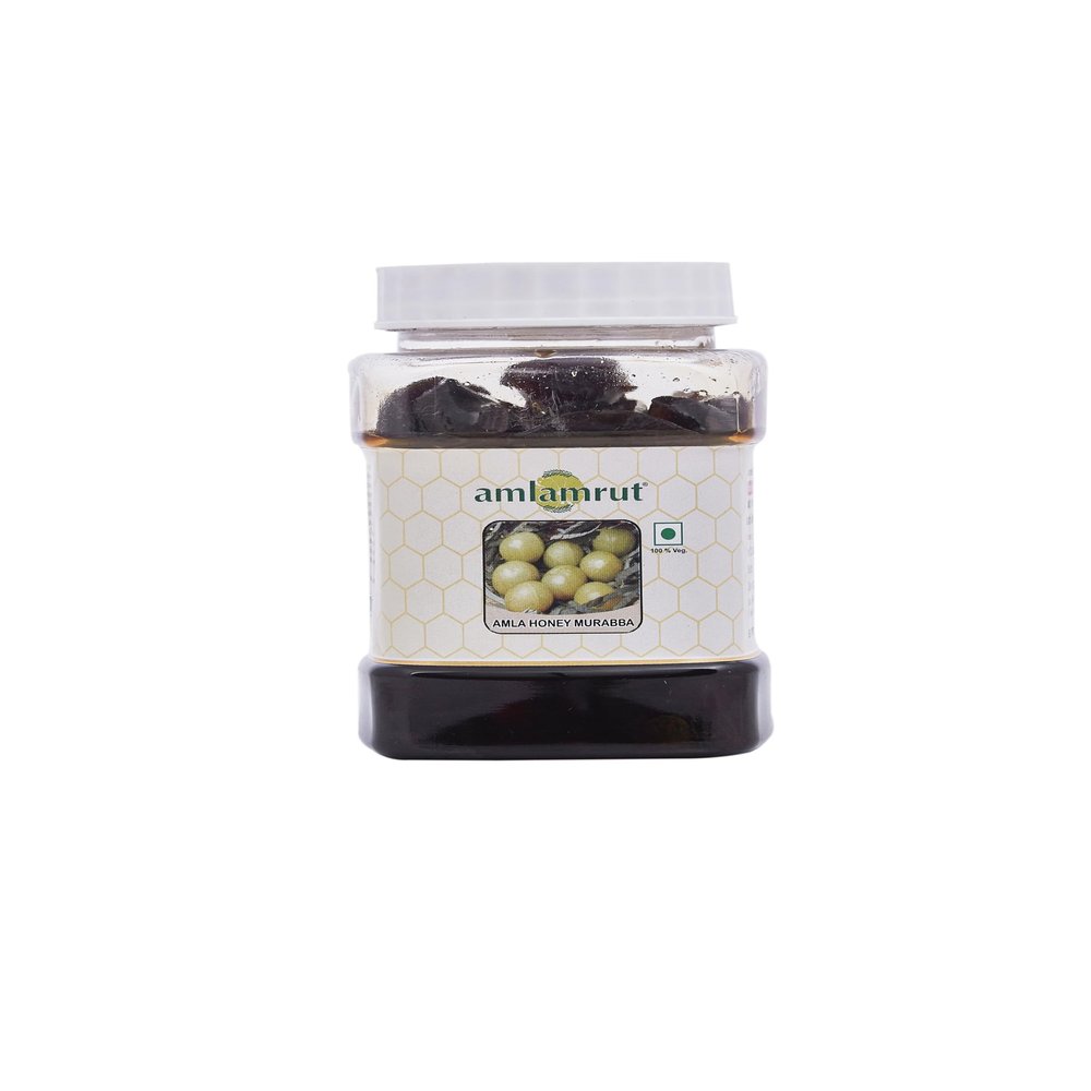 Amlamrut Amla Honey Murabba  300g | Natural Indian Gooseberry in Pure Honey | Ayurvedic Health Booster | Rich in Vitamin C & Antioxidants | No Preservatives | Immunity & Digestion Support