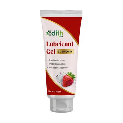 Edith Strawberry Lube Water Based, 50 gm