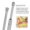 13 SOEME Reusable Ear Wax Cleaner Kit 6-Piece Ear Cleaning Tool Set with Storage Box, Ear Curette, and Spring Ear Buds Cleaner for Safe & Effective Ear Wax Removal view 2