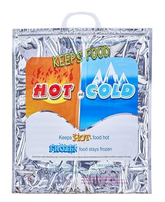 Blink Basket Hot and Cold Bag for Food Storage, Reusable Thermal Bag,Aluminium Foil Bag (3 Layer Protection, Size 50 x 52 cm) (Pack of 1)