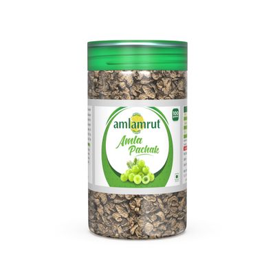 Amlamrut Amla Pachak 100g (Can) - Pack of 2 | Natural Digestive Candy for Gut Health & Immunity | Mouth Freshener for All Ages | No Preservatives | Ayurvedic Amla Digestive