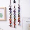 7 Chakra Tumbled Stone Hanging  Energized Crystal Wall Hanging for Aura Cleansing, Reiki Healing & Vastu Positivity  Spiritual Decor for Home, Office & Meditation Space - Namh Vastuu