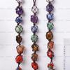7 Chakra Tumbled Stone Hanging  Energized Crystal Wall Hanging for Aura Cleansing, Reiki Healing & Vastu Positivity  Spiritual Decor for Home, Office & Meditation Space - Namh Vastuu view 4