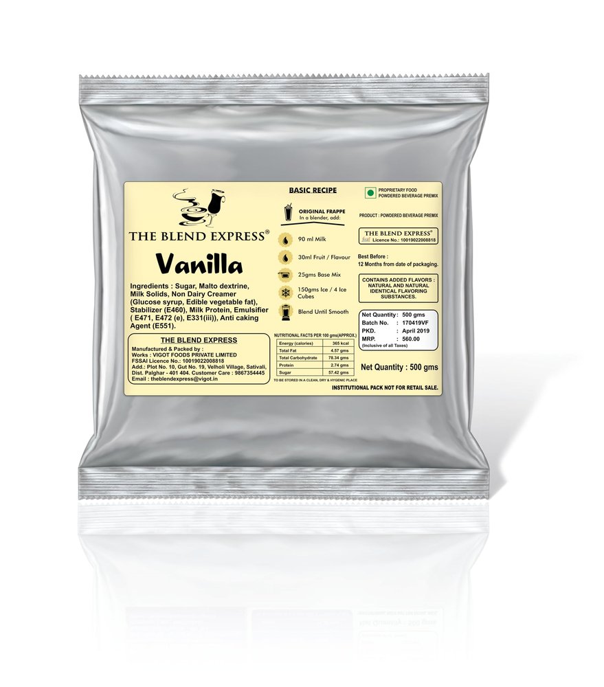 The Blend Express, Vanilla Premix 500g
