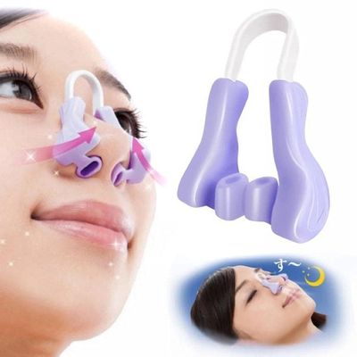 AARSH Non-Surgical Silicone Nose Shaper Clip for Nose Bridge Straightening & Lifting Soft, Safe & Comfortable Nose Up Beauty Tool(COLOUR MAY VERY)