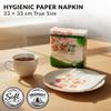 DOUBLE DIAMOND Hygienic Paper Napkins | Soft Absorbent | Table Napkins for Home, Party & Restaurants | 3333cm | 50 Pieces | Pack of 1 view 2