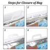RUDRO IMPEX Hot and Cold Bag for Food Storage, Reusable Thermal Bag,Aluminium Foil Bag (3 Layer Protection, Size  50 x 52 cm) (Pack of 2) view 2