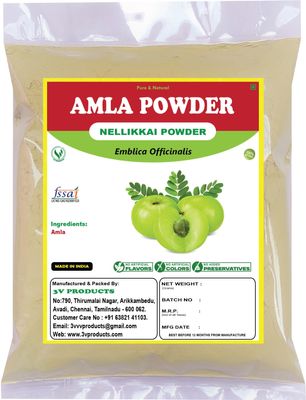3V PRODUCTS Amla Powder - Pack of 2x100g - Nellikai | Indian Gooseberry