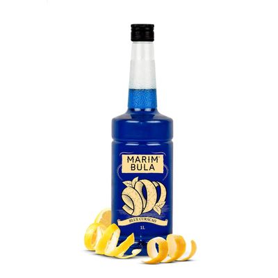 Marim Bula Blue Curacao Syrup, 1000Ml, Liquid