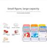 7 Days Pill Dispenser Organizer with Reminder Alarm | Portable Travel Vitamins Medicine Box Case, Portable, BPA-Free, Moisture-Proof Pill Holder | Compact Travel Pill Dispenser for Health Routine and customised alarm (Rainbo) view 4