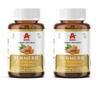 AASSI Turmeric with Black Pepper Capsules | Skin Wellness & Immune Booster | Curcuma Longa & Piperine for Absorption | Anti-Inflammatory, Detox | 60 Veg Capsules | Herbal Immunity Support (Pack of 2) view 1
