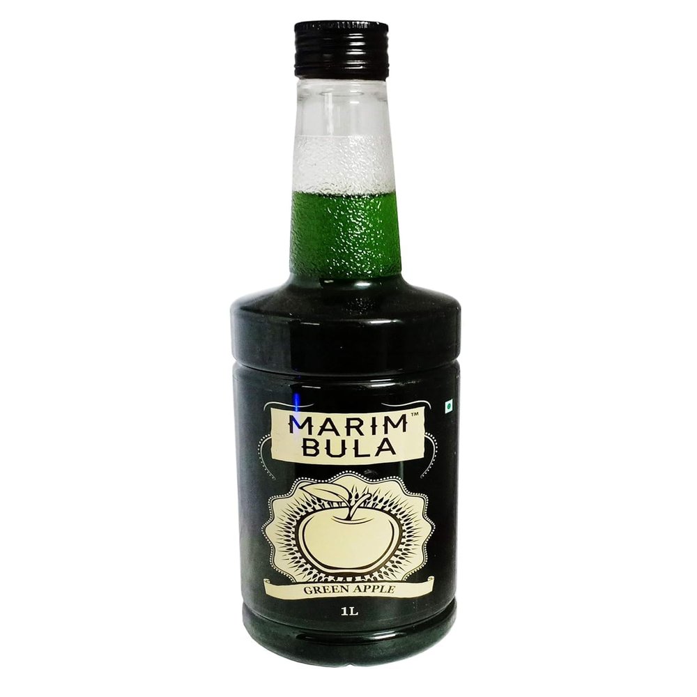 Marim Bula Green Apple Syrup, 1000ml