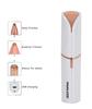 Brigin Facial Hair Removal for Women Painless Hair Remover, Waterproof Shaver Razor Hair Remover with LED Light for Face Bikini Peach Fuzz Upper Mustache Lip Chin (White) view 3