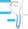 ROSLIE Facial Hair Removal Spring, Stainless Steel and Silicone Handle, 11.2 cm, 1PCS MUITICOLOR view 3